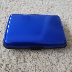 Like New RFID Blocking Metal Card Wallet Slim ID Card Holder