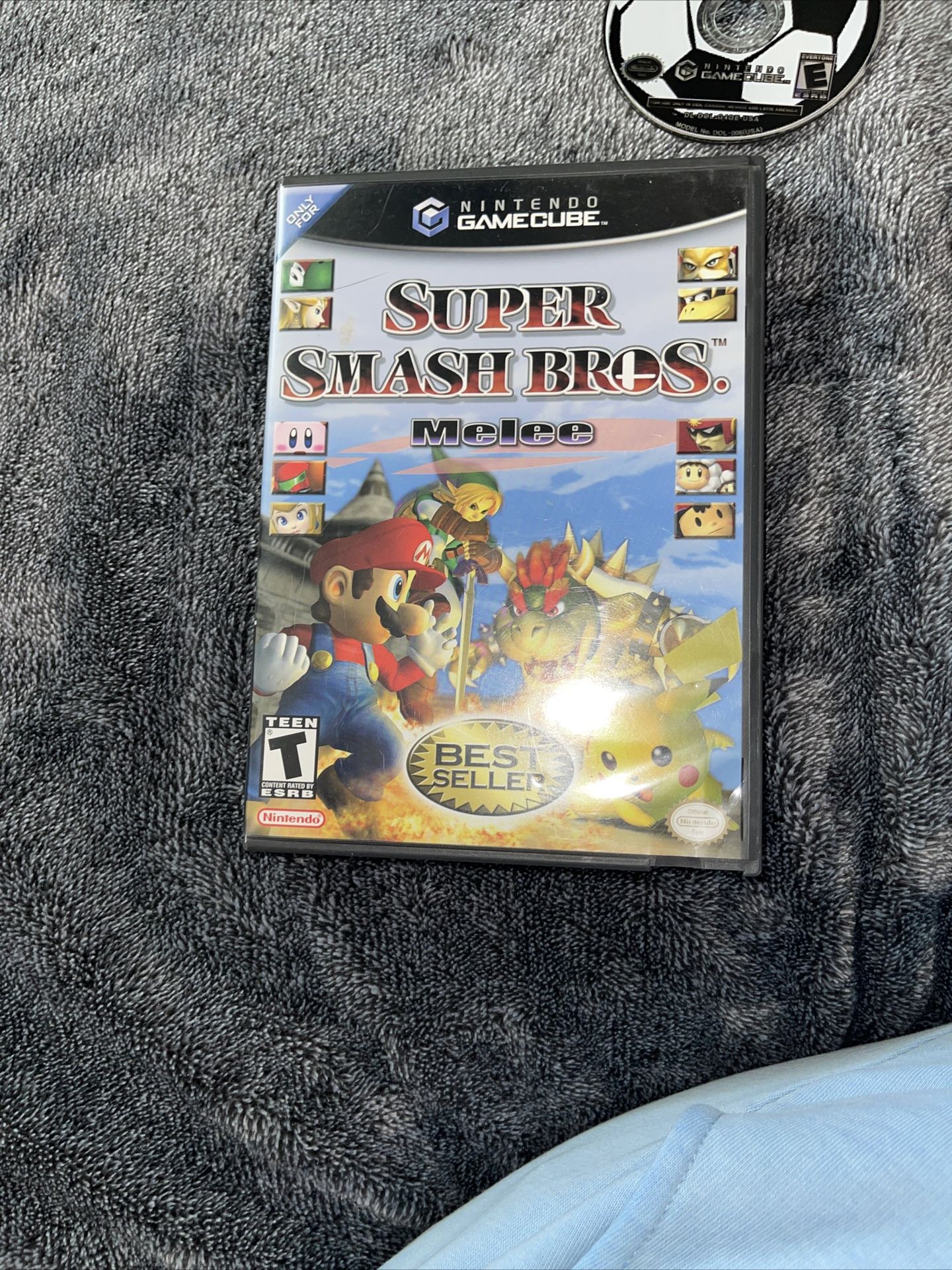Super Smash Bros Melee (Nintendo GameCube, 2001, With Manual)