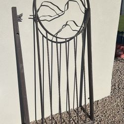 Custom Wrought Iron Gate – Unique Mountain Design