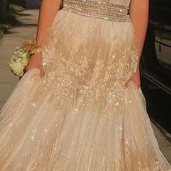 camille la vile prom dress/ engagement 
