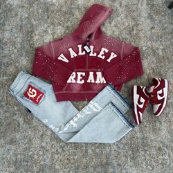 100% Authentic Vale Forever Valley Hoodie, Godspeed Jeans, Nike SB Dunks