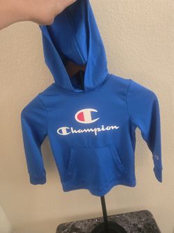 Blue Champion Light Hoodie. 5/6