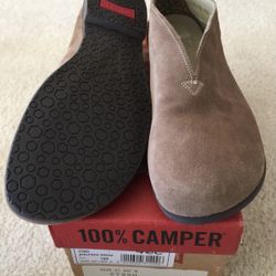 Ladies Shoes Beige Suede by Camper - Size 40