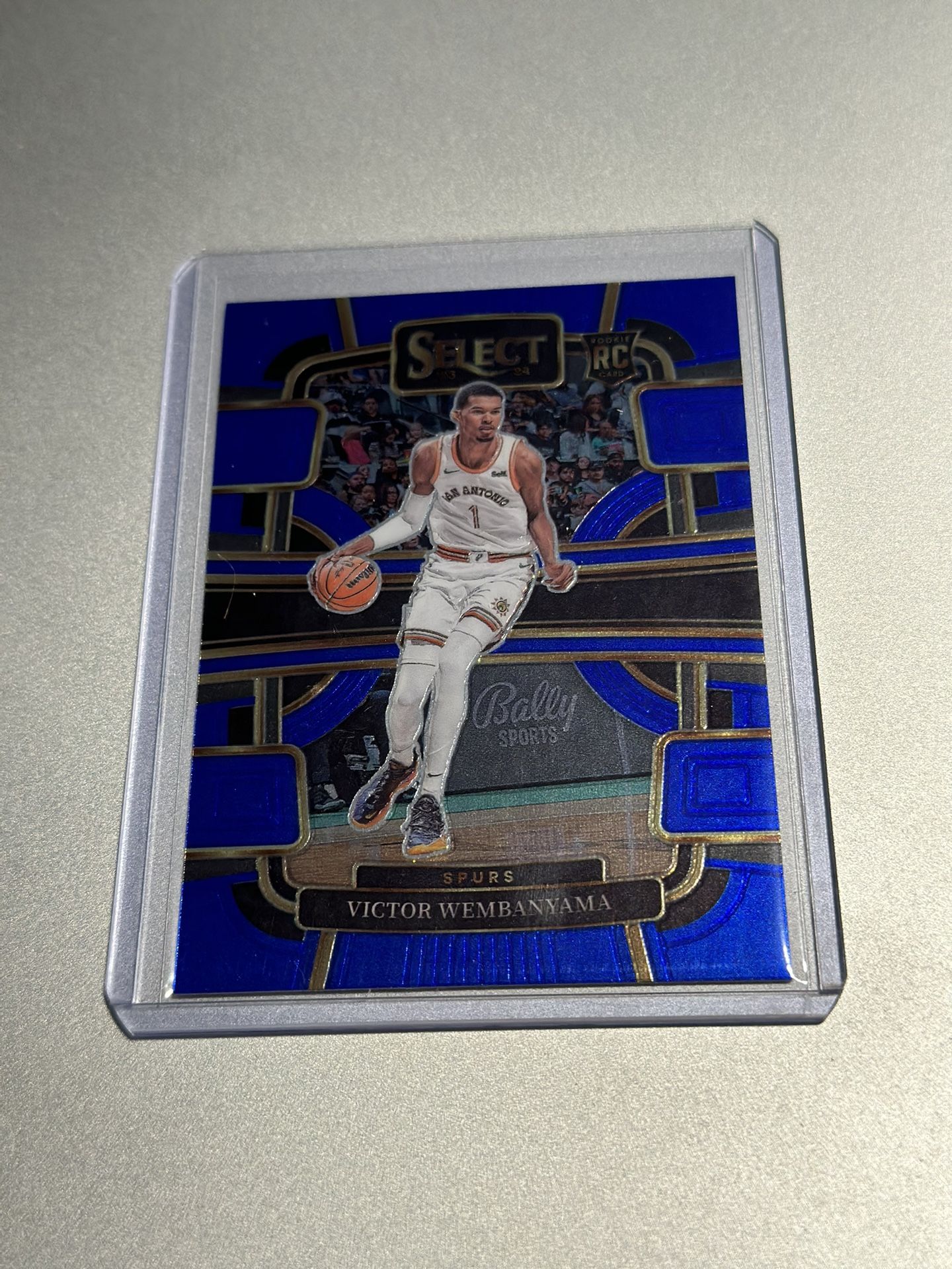 2023-24 Panini Select - Concourse Blue Prizm #87 Victor Wembanyama (RC)  Spurs