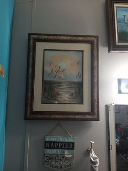 Seaside Lighthouse Painting