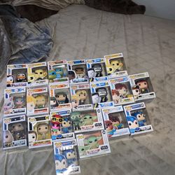 decent condition  funko pop deal + deadpool, riddler No box