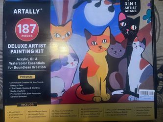 Artally 187 piece art kit New