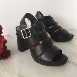 Black Heels , Size 8 1/2