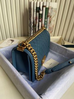 Chanel Blue Galuchat Stingray Le Boy Bag - Exquisite & Rare for Sale in  Miami, FL - OfferUp