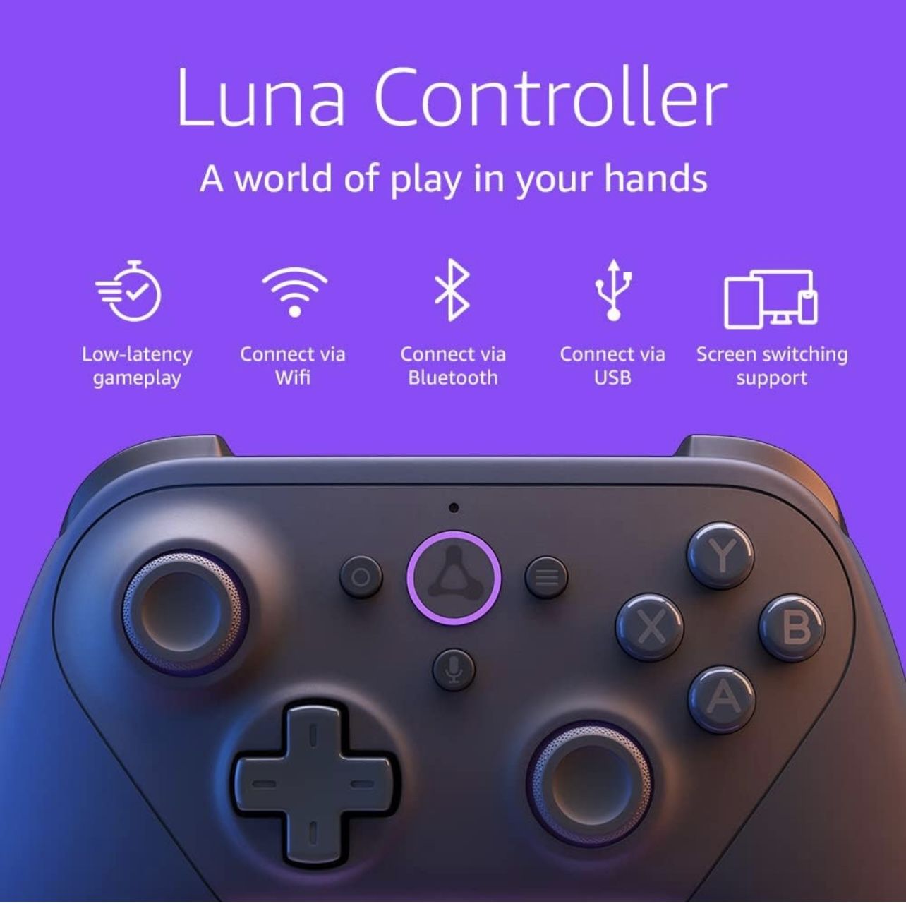 Gaming Controller- Official Luna Wireless Controller (Barely Used)