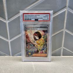 Pokemon Scarlet & Violet 151 Erika's Invitation 203 PSA 10!