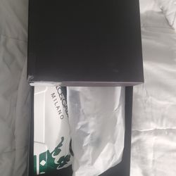 Dolce & Gabbana Crown Portofino Leather Designer Sneaker