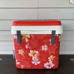 Goo style red flower cool box
