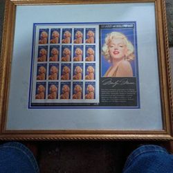 Marilyn Monroe Framed Stamps