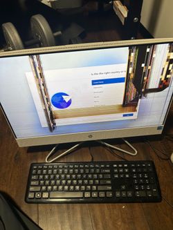HP all in one cracked touchscreen