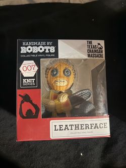 Leather face handmade by robots