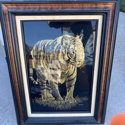 Framed Tiger Artwork