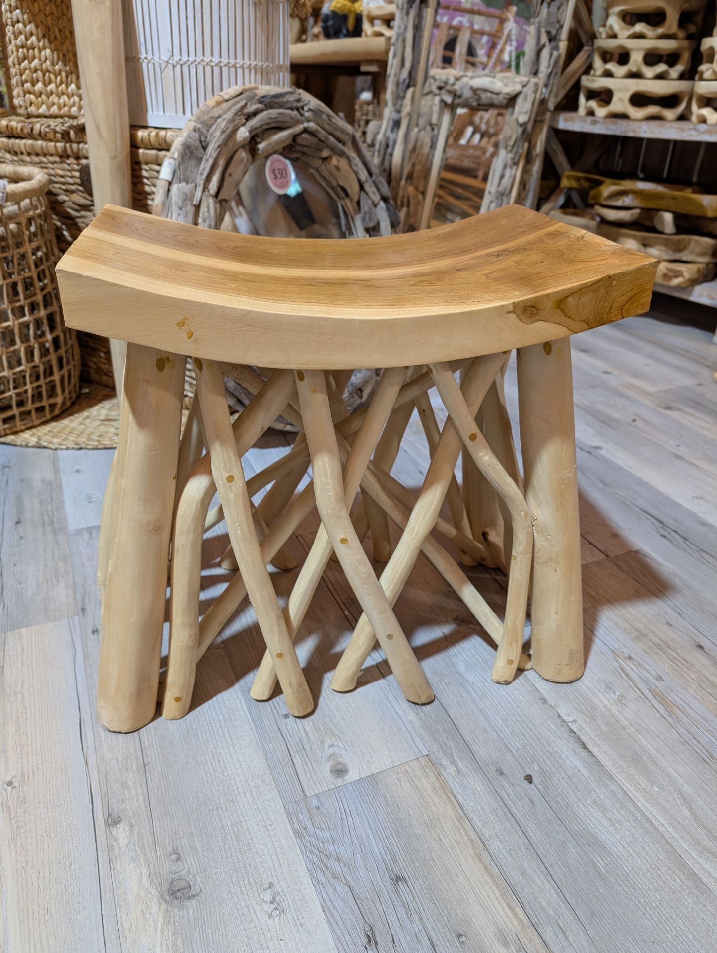 Branch stool / side table
