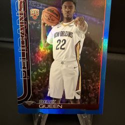Derik Queen Topps Flagship Blue Foil Refractor  /150 RC