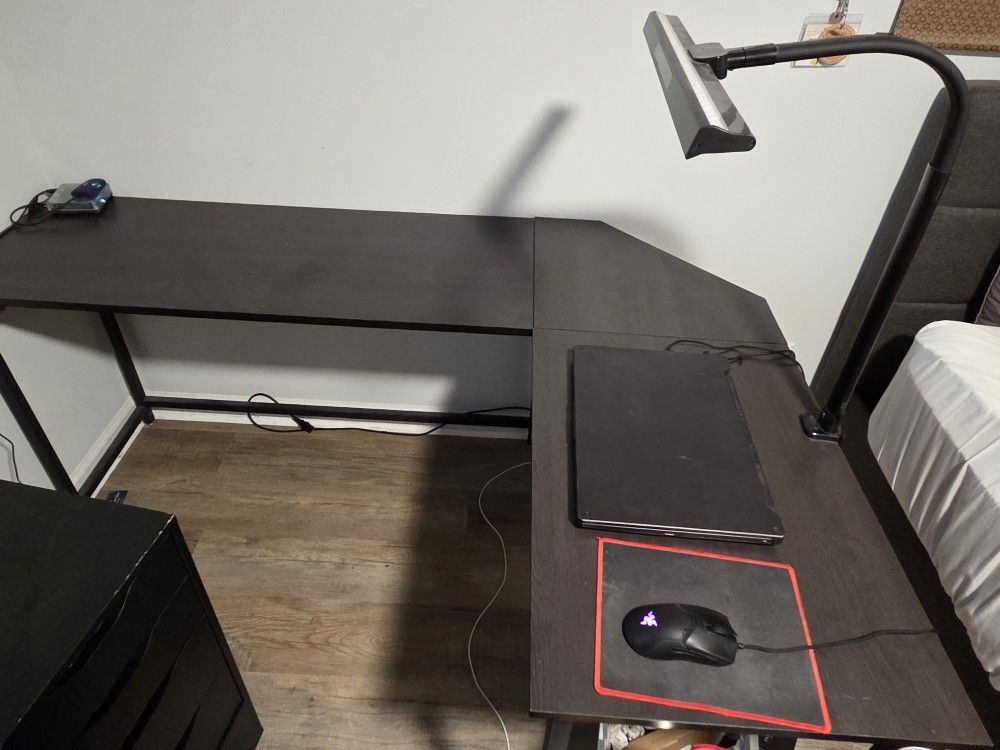 Black L Shaped Desk