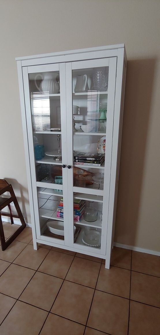 IKEA Hemnes Glass Door Cabinet