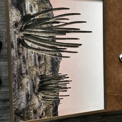 Boho Cactus Room Art