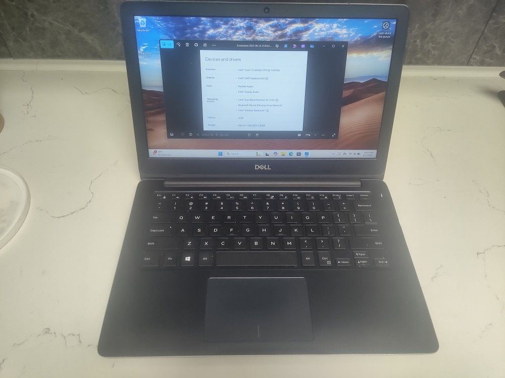 Dell Vostro 5370 Intel i5 8250u, 256 GB SSD, 8GB Ram, Win 11 Pro