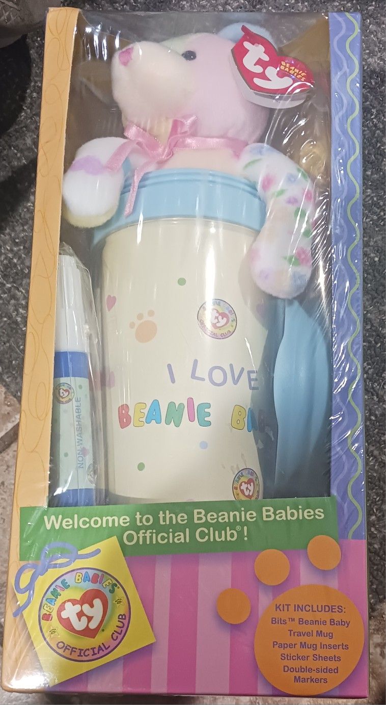 Vintage (RARE) Bits Beanie Baby Factory Sealed Kit
