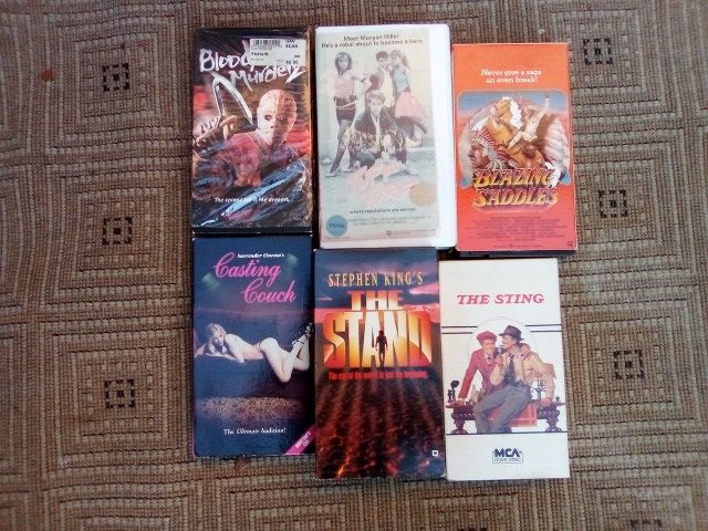 Lot Of 6 Vhs Vcr Tapes 10.00
