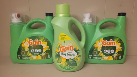 Gain Laundry Detergent and Fabric Softener Bundle
