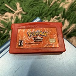Gameboy Advance Pokemon FireRed Game