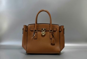 Michael Kors Hamilton Leather Satchel