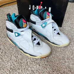 Jordan Retro 8's "South Beach", Size 10