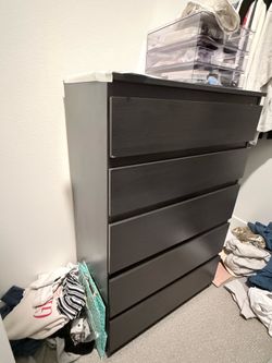 IKEA Dresser Set black brown. $30 each or Both for $50