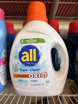 All Free & Clear Oxi Laundry Detergent - 73 Oz