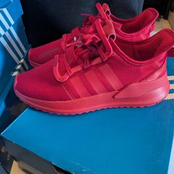 Red Adidas Shoes Youth 7