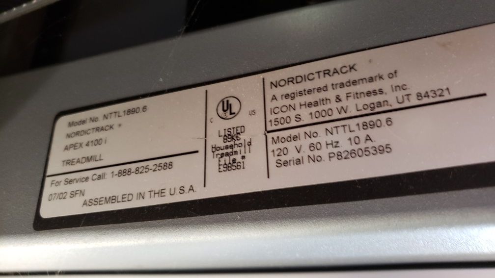 NordicTrack Apex 4100i Treadmill