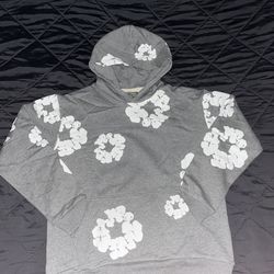 Grey Denim Tears Hoodie