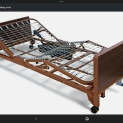 Medline Basic Homecare Bed Full-Electric Bed 9.5-22.5 Inch Height Range 1 Count