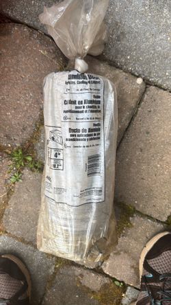 Aluminum duct, flexible, hose 25‘feet 4“ in diameter