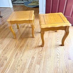 Wood End Tables - Will Deliver
