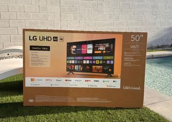 50” Lg smart 4k led Uhd tv