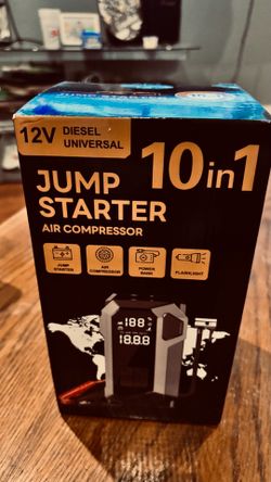 10-1 Jump  Starter /Air compressor- New