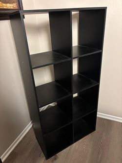 Dark Brown Cube Storage Shelf