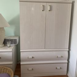 Bedroom Set  Armoire , Dresser and 2 Nightstands