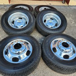17" Ford F350 Dually Alcoa's Wheels And Tires New