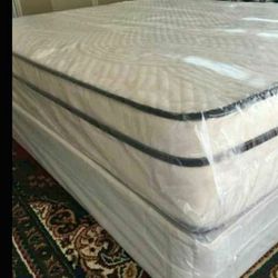 Queen bed pillow top can deliver 