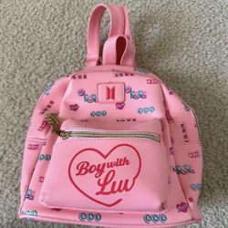 Pink Backpack K-Pop BTS Pink Mini Backpack 