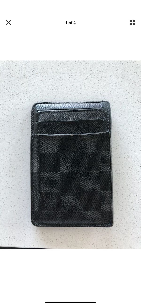 Louis Vuitton Neo Card Holder in Damier Graphite Coated Canvas