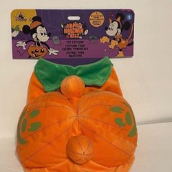 Disney Parks MICKEY PUMPKIN Glow-In-The-Dark HALLOWEEN 2022 PET COSTUME NWT